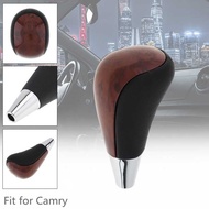 Tt ABS Black Wood Grain Car Automatic Transmission Gear Shift Shifter Lever Knob Fit For Toyota