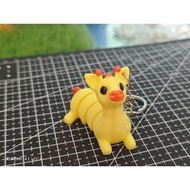 GANTUNGAN Giraffe Articulated Keychain / Flexible Keychain / Toy / 3Dprint