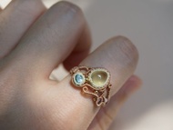 | MS CHILDREN  | 原創手工編織 天然葡萄石磷灰石組合戒指