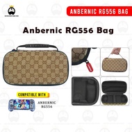 ANBERNIC RG556 BAG Parts Accessories Transparent Grid Elastic Storage bin Velvet Protective Compartm