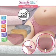 SummerGlitz Maternity Panties Cotton Low Waist Women | Seluar Dalam Wanita Plus Size Mengandung