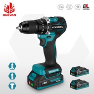 13MM 35+3 Torque Brushless Electric Impact Drill Cordless Electric Screwdriver DIY Power Tool For Makita 18V Battery