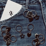 Keychain Indie Mood Custom – Charm Love & Lucky Dice