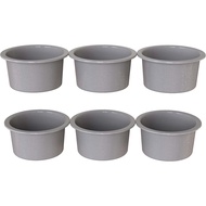 Silicone 4 inch Cake Pans Round, 6Pcs 4'' Cake Pan, Small Silicone Baking Molds 4 inch, 4 in Smash C