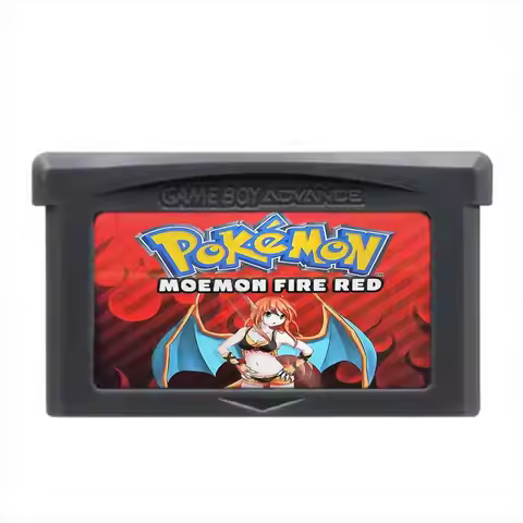GBA RTC Pokemon Moemon FireRed GBA English Game Card