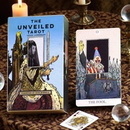 The Unveiled Tarot Cards In Rigid Box Printed on Double Embossed Cardstock 12*7cm decfeyemy