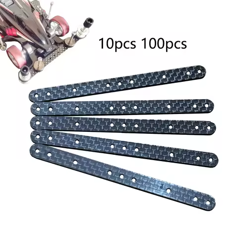 10pcs 100pcs Homemade 15495 HG Carbon Reinforcing Plate 1.5mm*7*91mm Popsicle for 1/32 Tamiya Mini 4