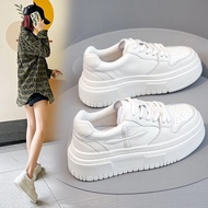 G01 White Sneakers Tall 5 Cm Heel Lift