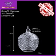 48pcs Wholesale Bulk Kaca Glassware Candle Jar Doorgift VIP kahwin Exclusive Gift Balang Bekas Kaca / 4755P