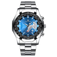 [ส่งจากไทย ใส่กล่องหรู] FNGEEN นาฬิกาชาย มีสายสีเงินและทอง แท้ 100% พร้อมกล่องนาฬิกาหรู รุ่น FN11