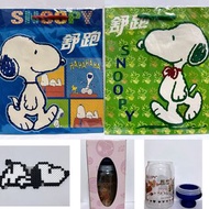 Snoopy 史努比 提袋 紙袋 手作 拼豆 玻璃瓶 瓶子
