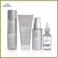 ♀ ☑ ◿ Luxe Organix Whitening Repair Toner 150mL, Cleanser 150mL, Moisturizer 80ml, & Serum 30ml Bun