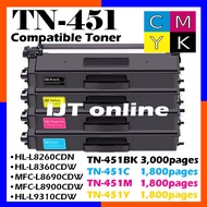 Compatible Toner TN451 TN-451 TN-451BK Brother HL-L8260CDN HL-L8360CDW L8360 8360MFC-L8690CDW L8690 