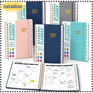 BEBETTKISS Academic Planner Book, A5 Monthly/Weekly Calendar Planner, 2027 with Tabs Spiral Binding 