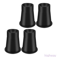 Hi Slip Resistant Premium Furniture Leg Extenders Set of 4 5 8 Inch Tall Nonskid Base for Secure Hei