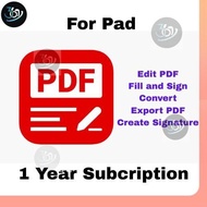 PDF Editor for PAD 1 Year Subcription i-Device