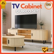 🏘️ V2 Space Store 🏘️ MUJI Style TV Cabinet, Kabinet TV, Rak TV, Cabinet TV