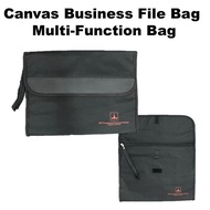 Beg Perniagaan Dokumen / Canvas Business File Bag Folders Bag Multi-function Document Certificate Ba