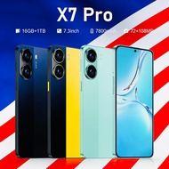 Murah 5G Smartphone X7 Pro | 7.3 Inch HD Big Screen | Large Memory 16GB+1TB | Android Handphone Orig