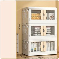 全城熱賣 - 衣櫃,多桶儲物櫃,組合櫃,塑膠收納櫃【3層收納箱（大號49cm面寬）】