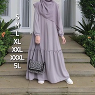 Beautiful Dress JOVINA Abaya Jubah Available Size S-5XL Ready Stock Dress Raya 2023 Dress Labuh Musl