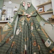 Eldeena Syar'i By Arsyakayla Ac Original Syafeera Gamis Set Khimar // Bisa Cod Alisha Muslim Fashion
