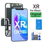 จอ OLED ของแท้100% สำหรับ iPhone XR อะไหล่หน้าจอสัมผัส LCD