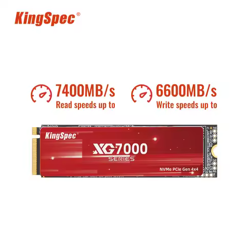 KingSpec PCIe4.0 SSD M2 1TB 2TB 4TB NVME Gen4 M.2 PCIe 4.0 Hard Drive Solid State Drives NMVE Hard D