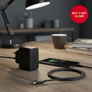 45W Super Fast Charging Travel Adapter for Samsung with Type-C Cable  45W Super Fast Charging Travel