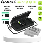 PALO LP-E5 Battery 7.4V 1800mAh for Canon EOS Rebel XS, Rebel T1i, Rebel XSi, 100+2-slot charger