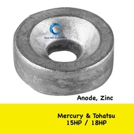 Zinc Anode 15HP / 18HP Mercury & Tohatsu Outboard - 338-60218-2 / 823913