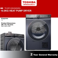 Toshiba Dryer (7kg/8kg/9kg/10kg) TD-H80SEM TD-BK90MEM TD-BK100GHM TD-E80BT21HWM(WW) Heat Pump Dryer 
