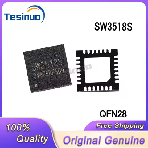 5/PCS New Original SW3518S QFN28 Multi-protocol bidirectional PD fast charge chip supports A+C port 