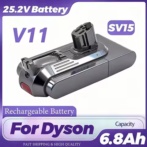 25.2V V11 For Dyson SV15 Vacuum 6800mAh/9800mAh Battery For Dyson Torque Drive Extra Complete Extra 
