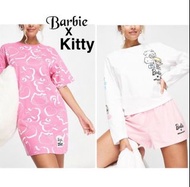 Lily Willee🇬🇧ASOS 聯名Barbie&amp;Kitty居家服/睡衣/UK14現貨在台