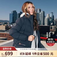 波司登波司登谷爱凌同款羽绒服情侣装短款红点奖泡芙反季外套