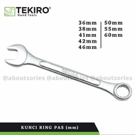 36 38 41 42 46 50 55 60 Mm Kunci Ring Pas Tekiro Hand Tools Metric