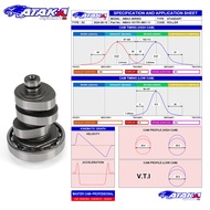 ATAKA เพลาลูกเบี้ยวดัดแปลง 3 ซีรีส์ AEROX V1 V2/NMAX V1 V2 ( T2 S2 R2 V1 Camshaft) ( T1 S1 R3 V2 Cam