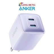 Cốc sạc Anker 521 Nano Pro 40W 2Type-C PiQ 3.0 PD A2038 - Hàng chính hãng