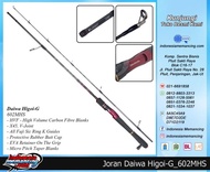JORAN GALATAMA DAIWA HIGOI-G 602MHS - ALLFISH SHOP