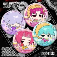 Q Version KPop Demon Hunters Saja Boy Abby Mysterious Exquisite Badge