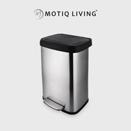 [Motiq.L] 50L Maxi Stainless Steel Pedal Bin with Soft Close /Step Bin/Trash Bin/Rubbish Bin/Kitchen