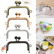 EWEA Purse Frame Kiss Clasp, Vintage Metal Purse Clasp Frame, Bag Hardware Bag Kiss Clasp Lock DIY C