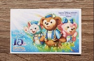 Disney 東京迪士尼樂園 15週年限定紀念門票 - Duffy＆Gelatoni＆Gelatoni