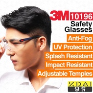PREMIUM 3M Safety Glasses 10196 Protective Glasses Anti-Fog Eye Protection safety glasses Adjustable