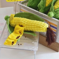 Dog Chew Toys Simulate Big Corn Squeak Toy Hide Dog Food Dog Hiding Food Smell Toy Pet Sound Relief 
