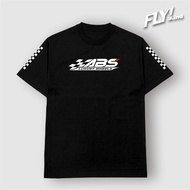 ABS Luxury Wheels Logo T-Shirt Automotive Clothing Graphic Tee