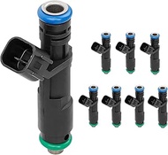 Fuel Injector Set 8Pcs 2 Holes, Compatible with 2005-2007 F150 F250 F350 Super Duty Lobo Expedition 