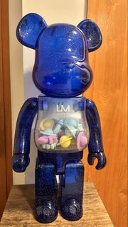 BE@RBRICK LM JUNIOR 1000% 星空藍色