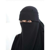 niqab / PURDAH alaraby dari mesir face mask hidden eyes lembut